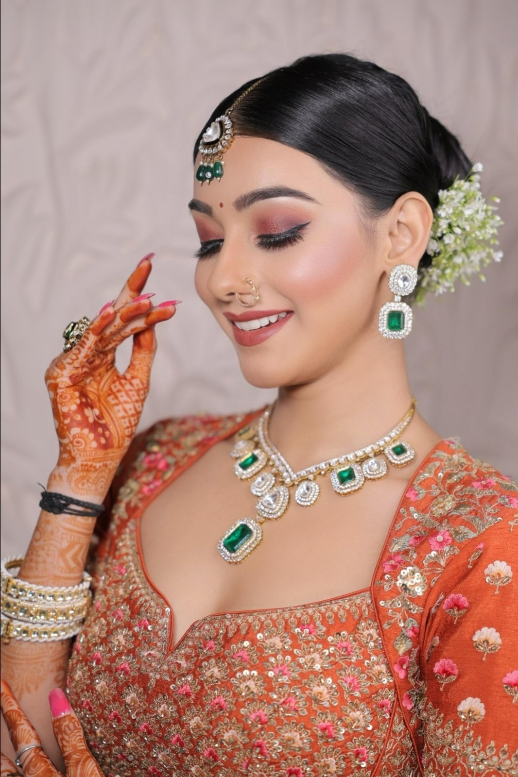 Bridal makeup by Deepanshu Garg Luxury Salon